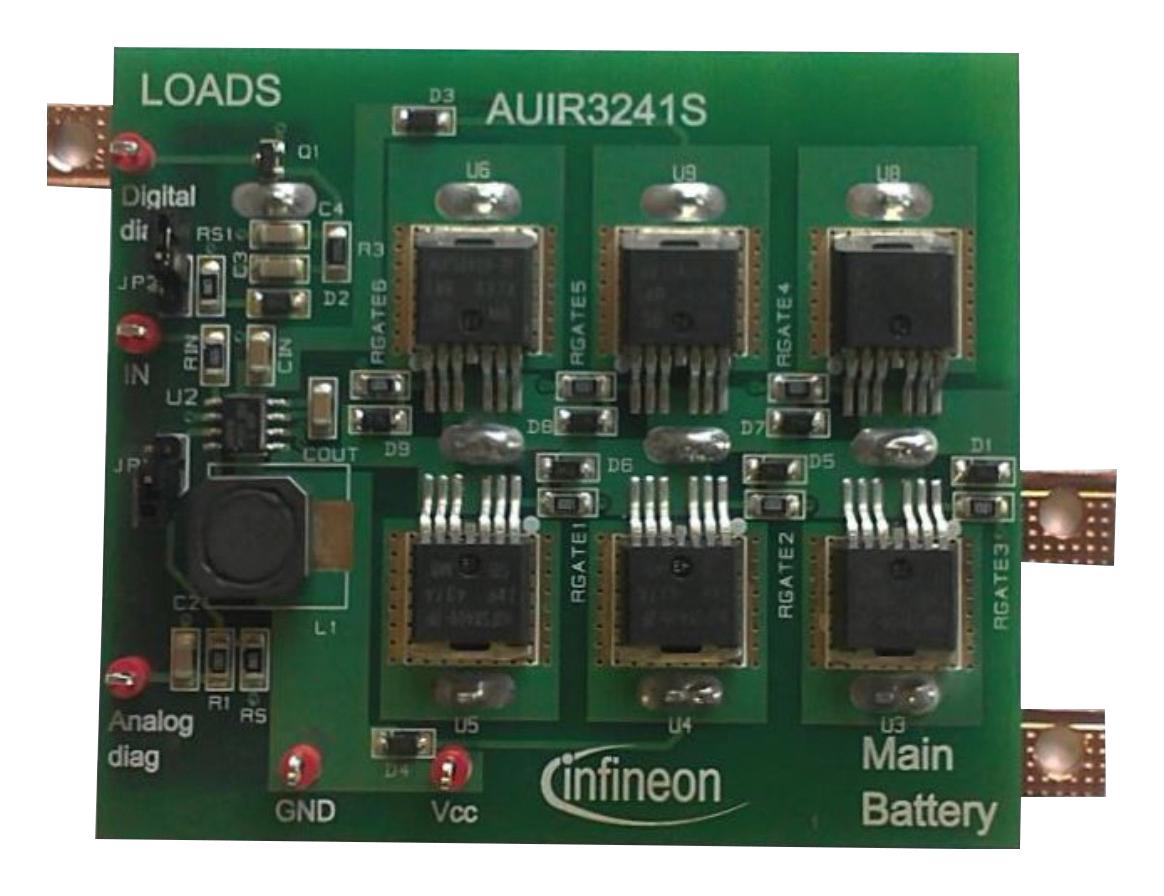 AUIR3241SDEMOBOARDTOBO1 DEMO BOARD, HIGH SIDE MOSFET DRIVER INFINEON