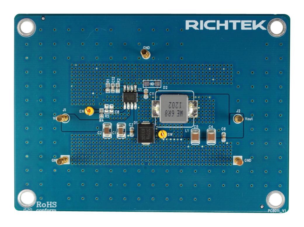 EVB_RT8279GSP EVAL BOARD, BUCK CONVERTER RICHTEK