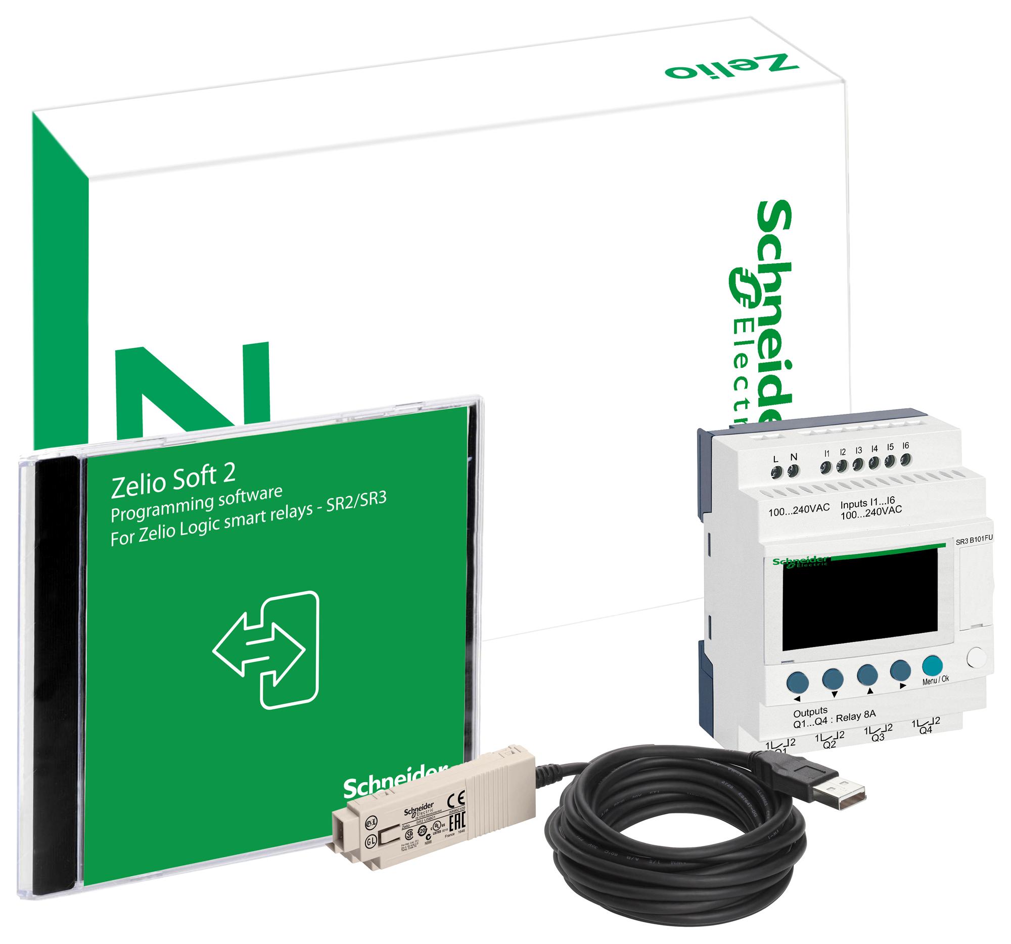 SR3PACKFU COMPACT SMART RELAY, 6I/P, 4O/P DIGITAL SCHNEIDER ELECTRIC