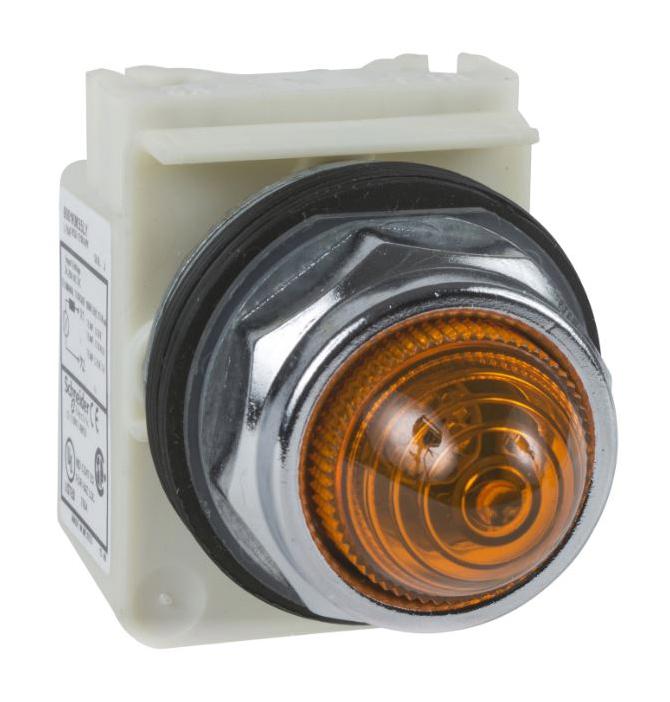 9001KP35LYA9 INCANDESCENT INDICATOR, BA9S, DOME, 30MM SCHNEIDER ELECTRIC