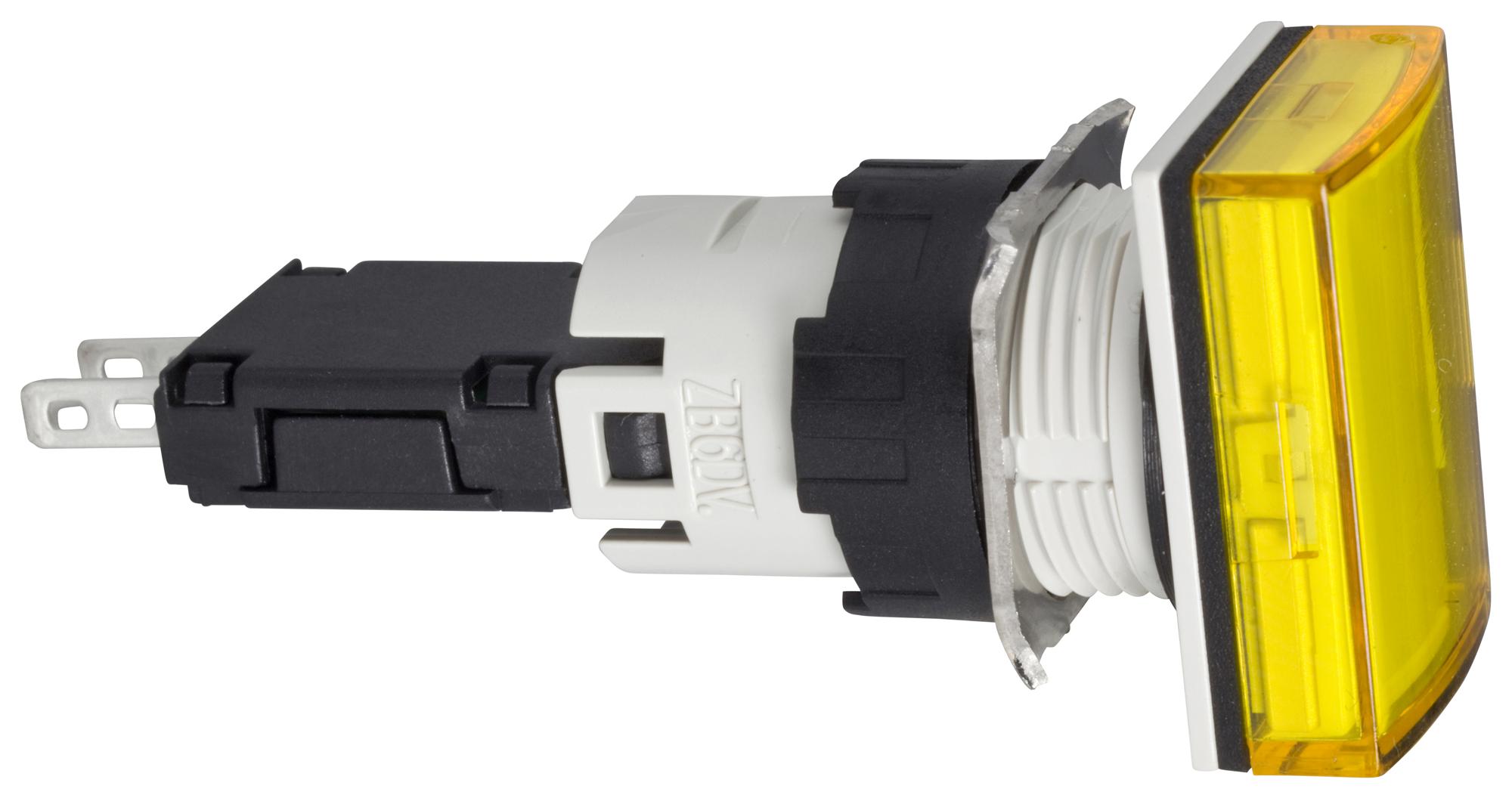 XB6DV5BB LED PANEL INDICATOR, 16MM, YEL, 24V SCHNEIDER ELECTRIC