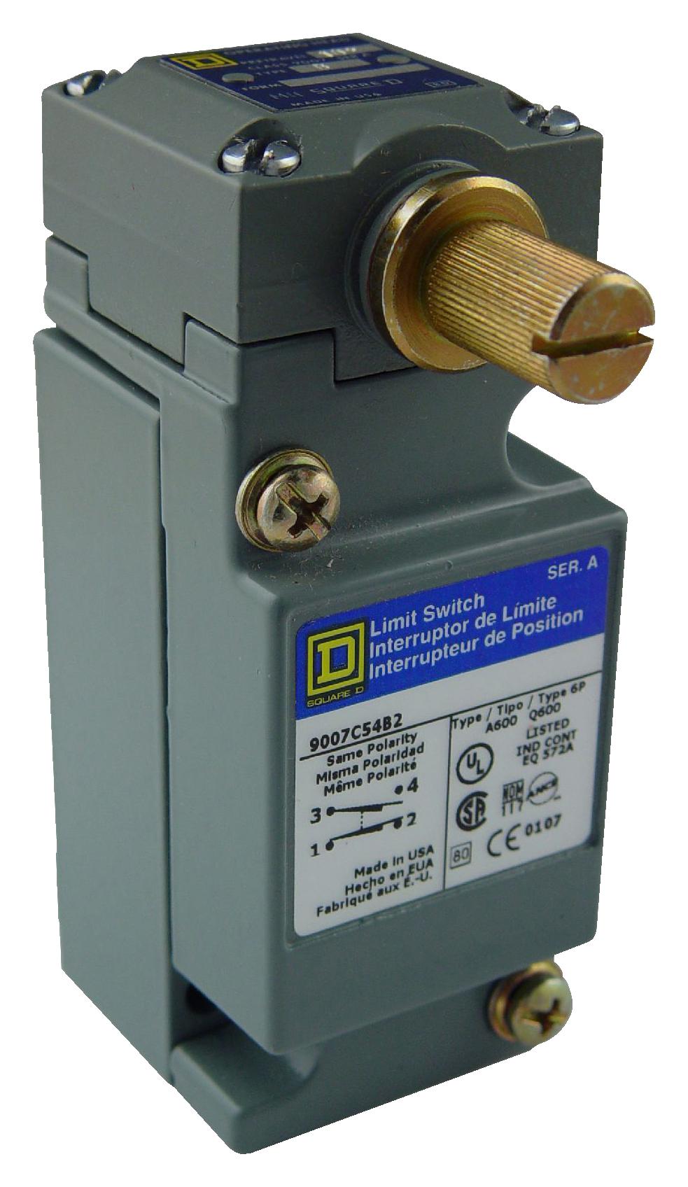 9007C54B2 LIMIT SWITCH, SPST-NO/NC, ROTARY SCHNEIDER ELECTRIC