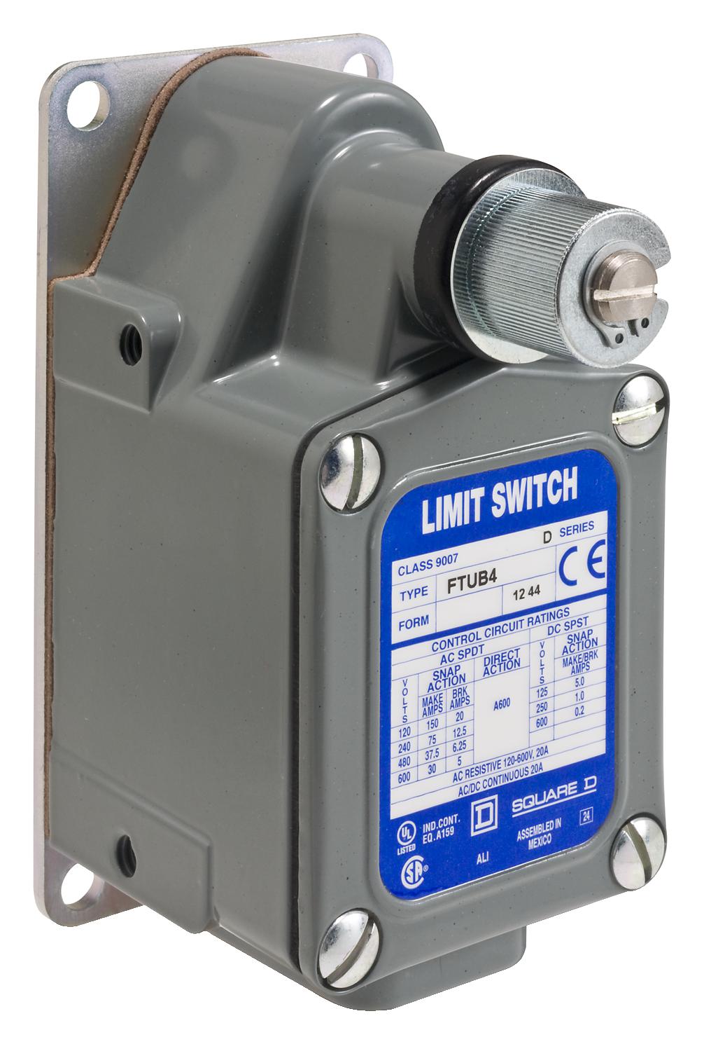 9007FTUB5M11 LIMIT SW, ROTARY, SPDT-DB, 20A, 120V SCHNEIDER ELECTRIC