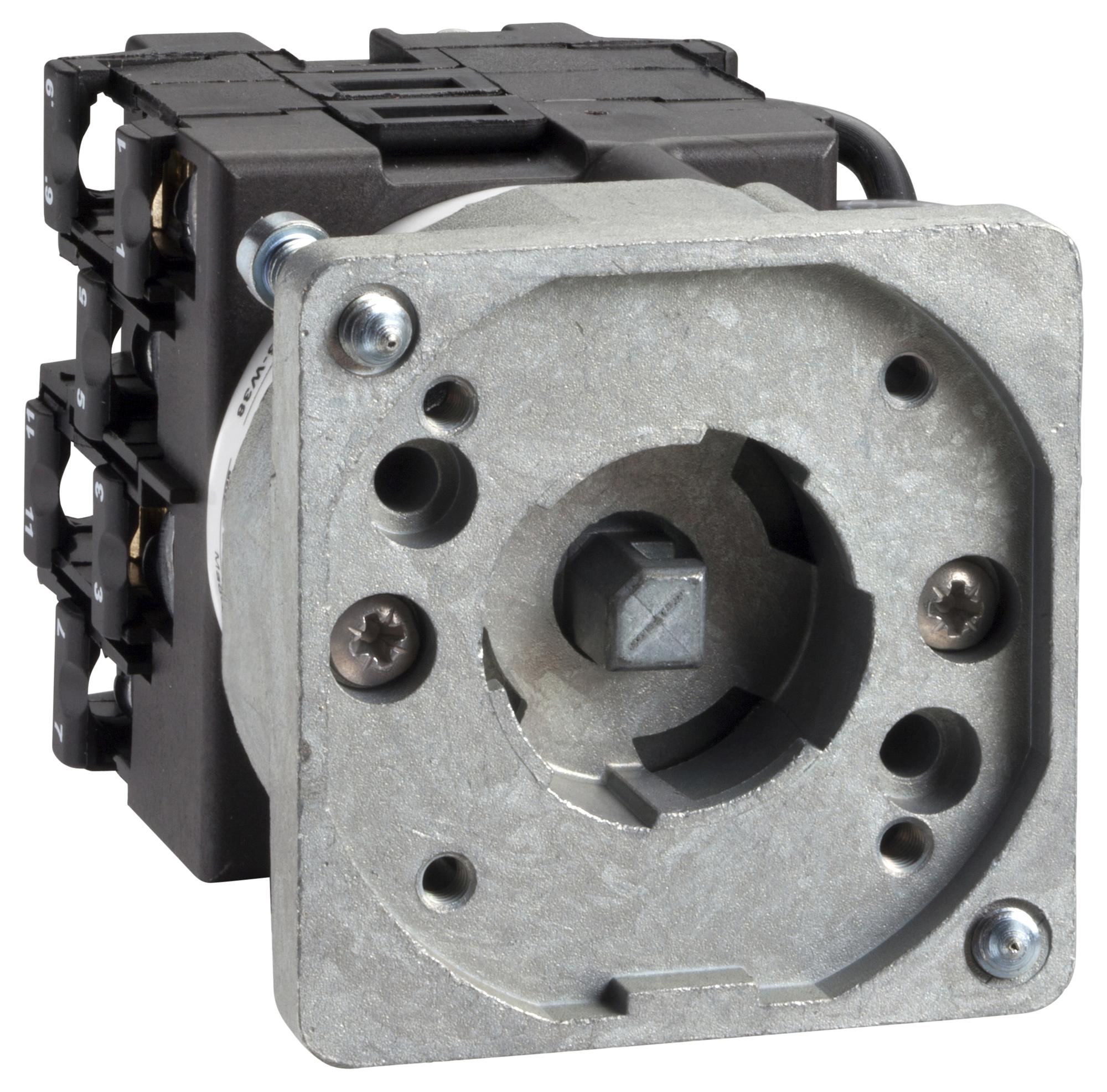 K1F013QX CAM SWITCH BODY, 22MM, 2 POLE, 12A SCHNEIDER ELECTRIC