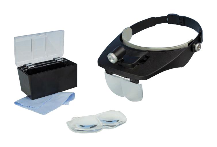 LC1764LED HEADBAND MAGNIFIER KIT, 1.2X-3.5X LIGHTCRAFT