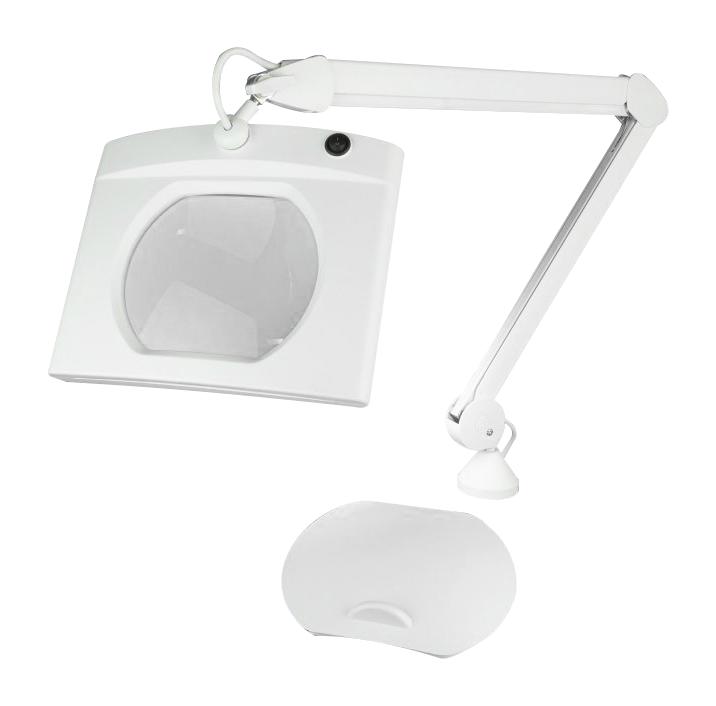 LC8079LED LED RECTANGULAR MAGNIFIER, 1.75X, EU/UK LIGHTCRAFT