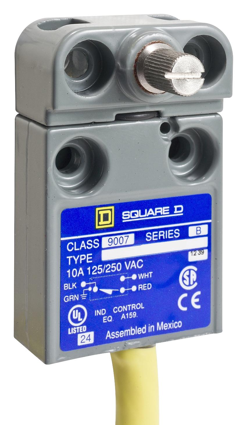 9007MS04S0300 LIMIT SW, SIDE ROTARY, SPDT, 6A, 120V TELEMECANIQUE SENSORS