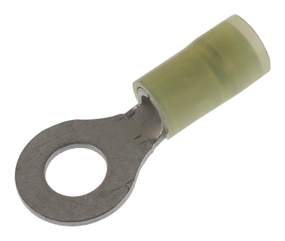 326875 TERMINAL, RING TONGUE, #6, 22AWG, YEL AMP - TE CONNECTIVITY