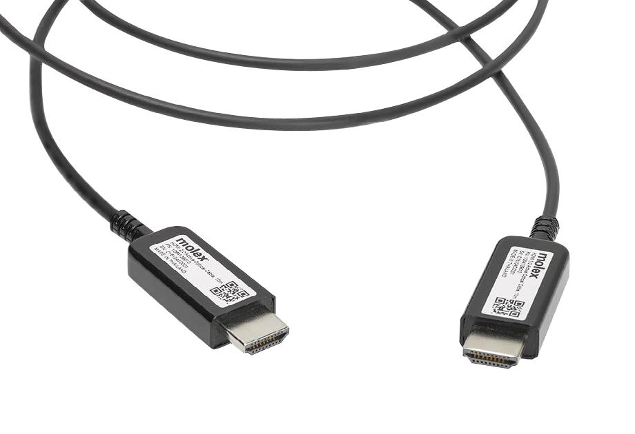 106413-3030 HDMI 2.0 ACTIVE OPTICAL CABLE, 30M MOLEX