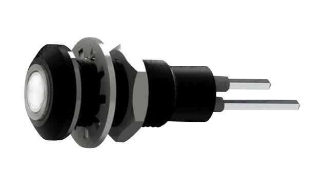 612-998-21 PANEL INDICATOR, COOL WHT, 6.35MM, 12VDC MARL