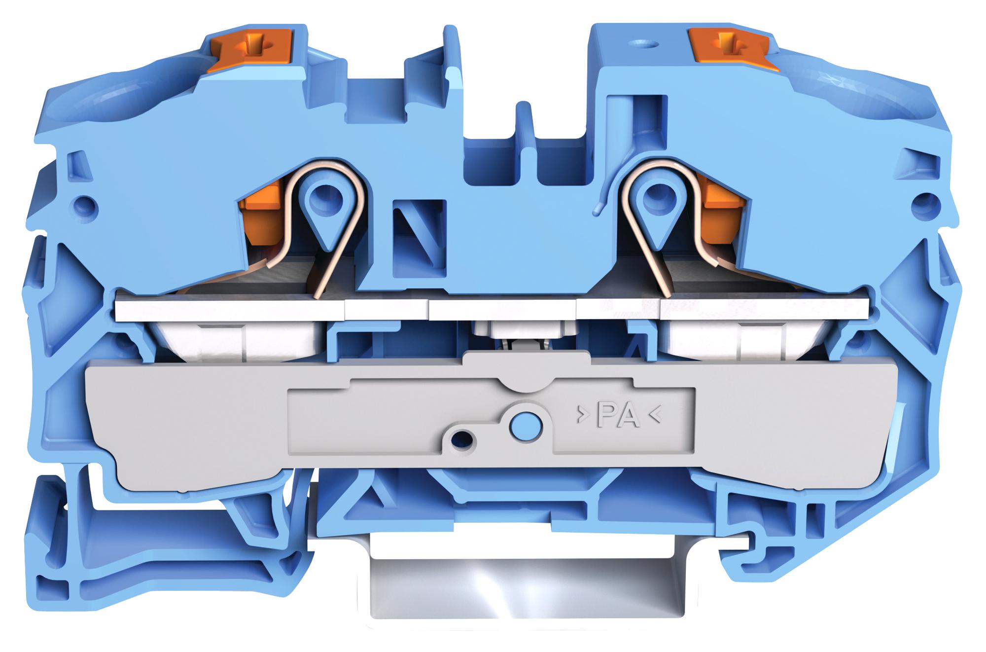 2216-1204 2-CONDUCTOR THROUGH TERMINAL BLOCK WAGO