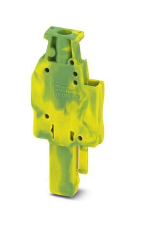 UPBV 2,5/ 1 GNYE TERMINAL BLOCK, PLUGGABLE, 1WAY, GRN/YEL PHOENIX CONTACT