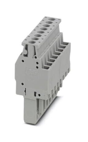 UPBV 2,5/ 8 TERMINAL BLOCK, PLUGGABLE, 8WAY, GREY PHOENIX CONTACT