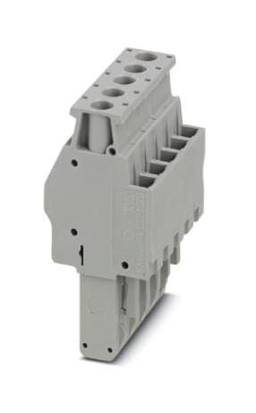 UPBV 4/ 5 TERMINAL BLOCK, PLUGGABLE, 5WAY, GREY PHOENIX CONTACT