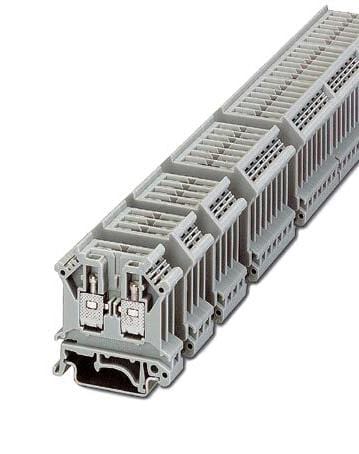 URELG 3 DIN RAIL TERMINAL BLOCK, 3WAY, 12AWG PHOENIX CONTACT