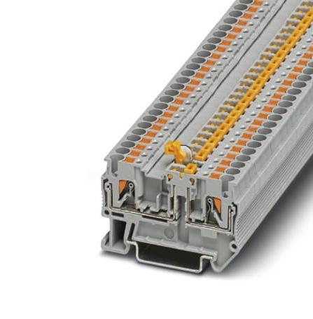 PTC 2,5-MT DINRAIL TERMINAL BLOCK, 2WAY, 12AWG, GRY PHOENIX CONTACT