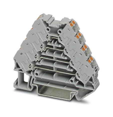 PTRV 4  /GY MARSHALLING TERMINAL, 16WAY, 14AWG, GRY PHOENIX CONTACT