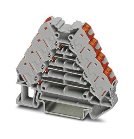 PTRV 4  /RD MARSHALLING TERMINAL, 16WAY, 14AWG, GRY PHOENIX CONTACT