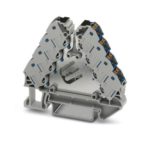 PTRVB 4-PV /BU POTENTIAL DISTRIBUTOR, 16WAY, 14AWG, GRY PHOENIX CONTACT