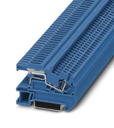 STN 2,5 DINRAIL TERMINAL BLOCK, 2WAY, 12AWG, BLU PHOENIX CONTACT