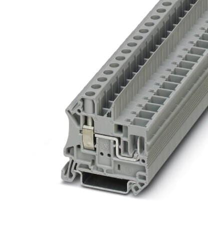 UT 6/1P DIN RAIL TB, FEED-THRU, 2WAY, 8AWG PHOENIX CONTACT