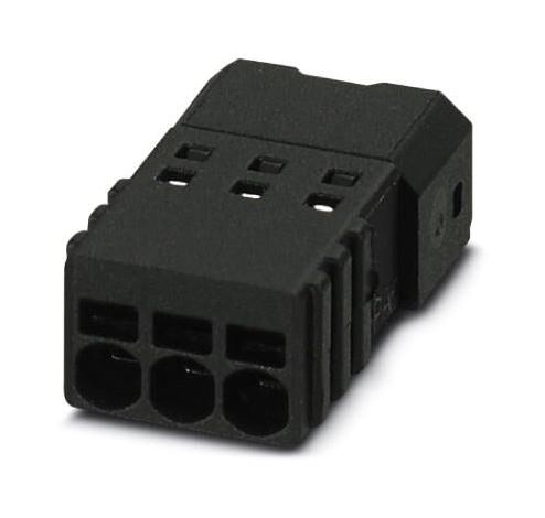 PTSM 0,5/ 3-PI-2,5 BK TERMINAL BLOCK, PLUGGABLE, 3POS, 20AWG PHOENIX CONTACT