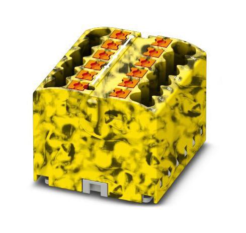 PTFIX 12X2,5-FE-G TB, POWER DISTRIBUTION, 12P, 12AWG, B/Y PHOENIX CONTACT