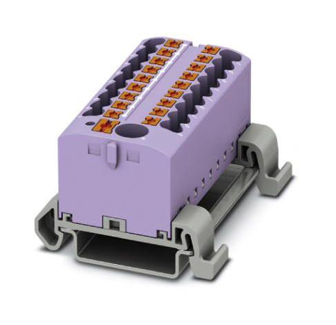 PTFIX 6/18X2,5-NS35A VT TB, POWER DISTRIBUTION, 19P, 12AWG, VT PHOENIX CONTACT