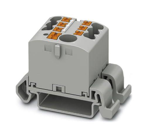 PTFIX 6/6X2,5-NS35A GY TB, POWER DISTRIBUTION, 7P, 12AWG, GRY PHOENIX CONTACT