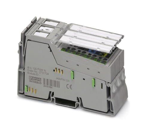IB IL 120 PWR IN-PAC INLINE POWER TERMINAL BLOCK, 120VAC PHOENIX CONTACT