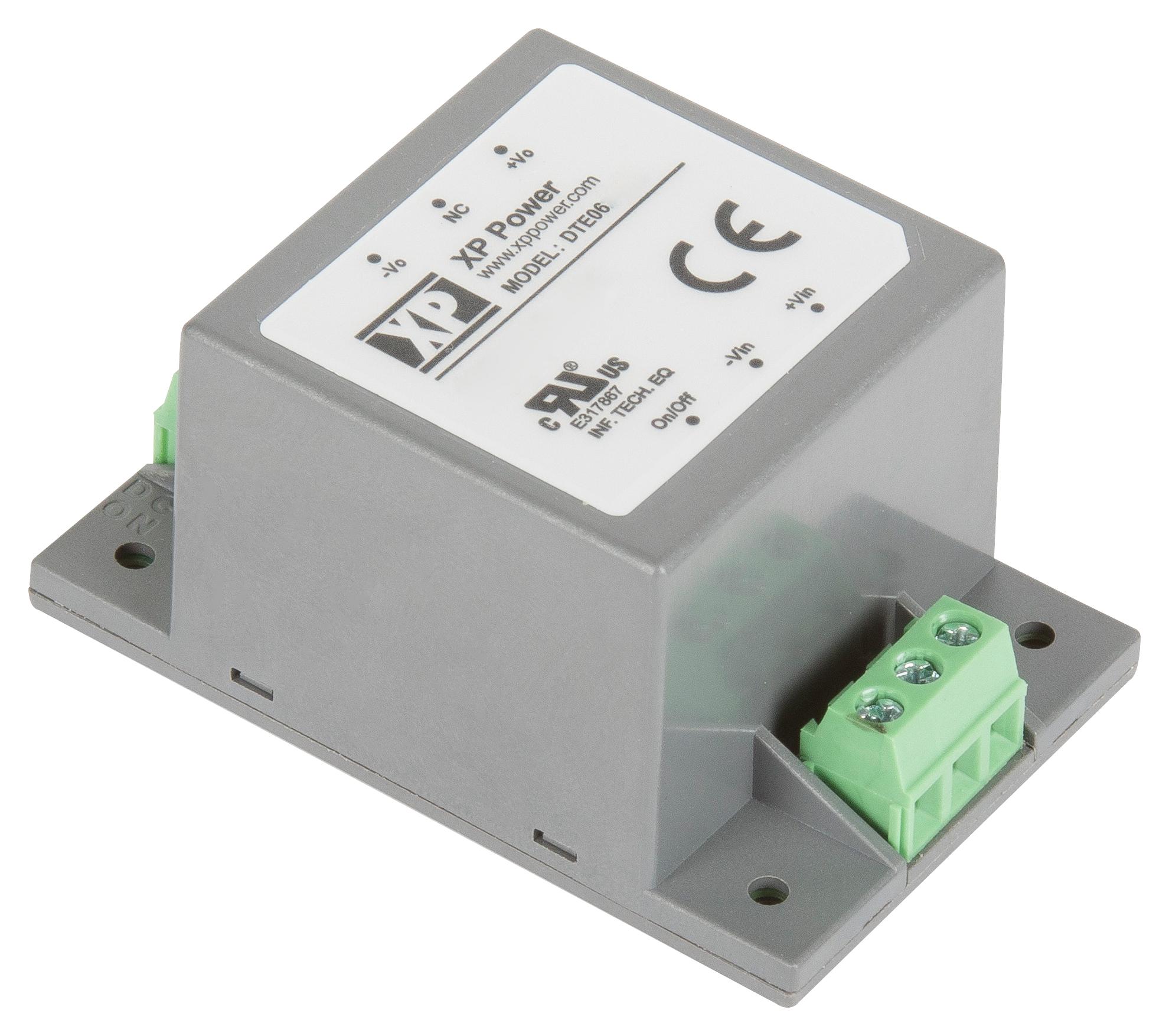 DTE0624S12 DC-DC CONVERTER, 12V, 0.5A XP POWER