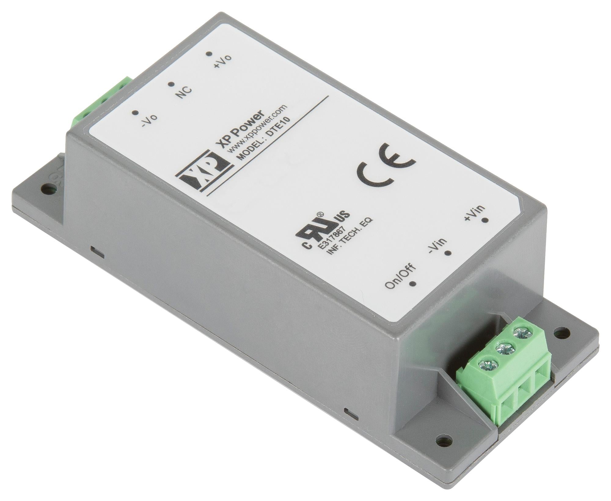 DTE1048S12 DC-DC CONVERTER, 12V, 0.833A XP POWER