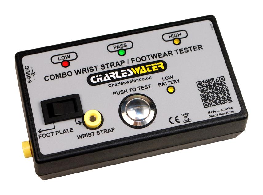 99038 WRIST STRAP & FOOTWEAR TESTER W/STAND DESCO EUROPE (FORMERLY VERMASON)