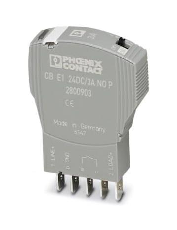 CB E1 24DC/3A NO P ELECTRONIC CKT BREAKER, 3A, 24VDC, 1P PHOENIX CONTACT