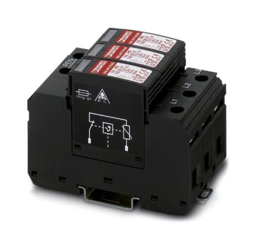 VAL-MS 750/30/3+0 SURGE PROTECTOR, 30KA, 750V PHOENIX CONTACT
