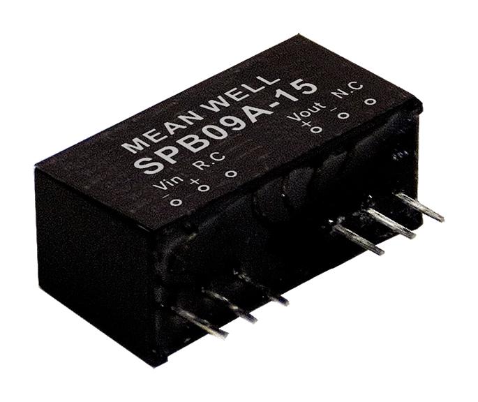 SPB09C-12 DC-DC CONVERTER, 12V, 0.75A MEAN WELL
