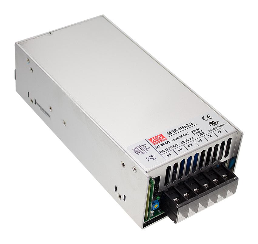 MSP-600-5 POWER SUPPLY, AC-DC, 5V, 120A MEAN WELL