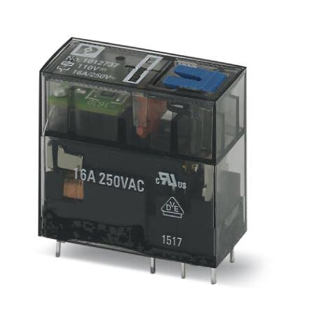 REL-MR-110DC/21HC/MS POWER RELAY, SPDT, 16A, 250V PHOENIX CONTACT