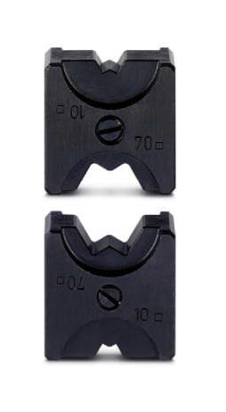CRIMPFOX-C120 RCT 70-1/DIE CRIMP TOOL DIE, 7-2/0AWG COPPER TUBE LUG PHOENIX CONTACT