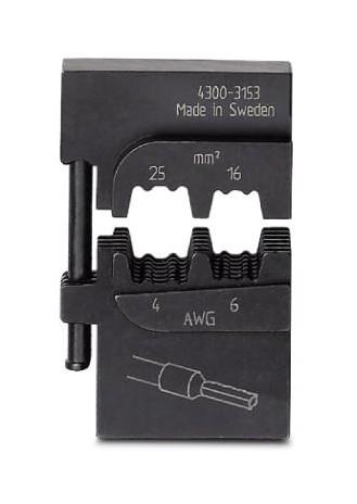 CRIMPFOX-M 25/DIE CRIMP TOOL DIE, 16MM2-25MM2 FERRULE PHOENIX CONTACT
