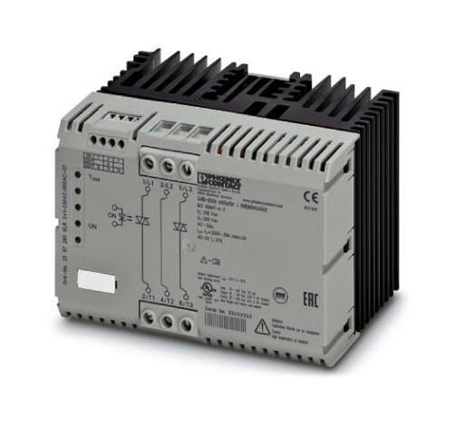 ELR 2+1-230AC/500AC-37 CONTACTOR, ZERO VOLT TURN ON, 253V, 37A PHOENIX CONTACT