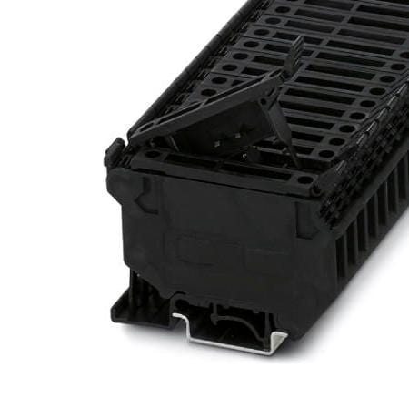 UK  5-HESI (5X20) FUSE MODULAR TB, 2WAY, 12AWG, BLACK PHOENIX CONTACT