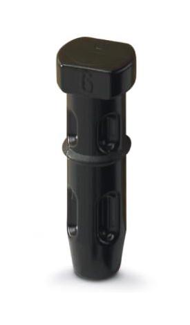 KDT-ST  6 FILLER PLUG, 6MM, NYLON, BLACK PHOENIX CONTACT