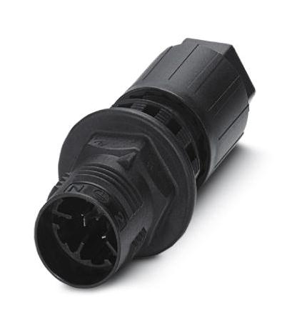 QPD CW 4PE2,5 1X6-11 BK CONDUCTOR CONN, QUICKON, THREADED, 4+PE PHOENIX CONTACT