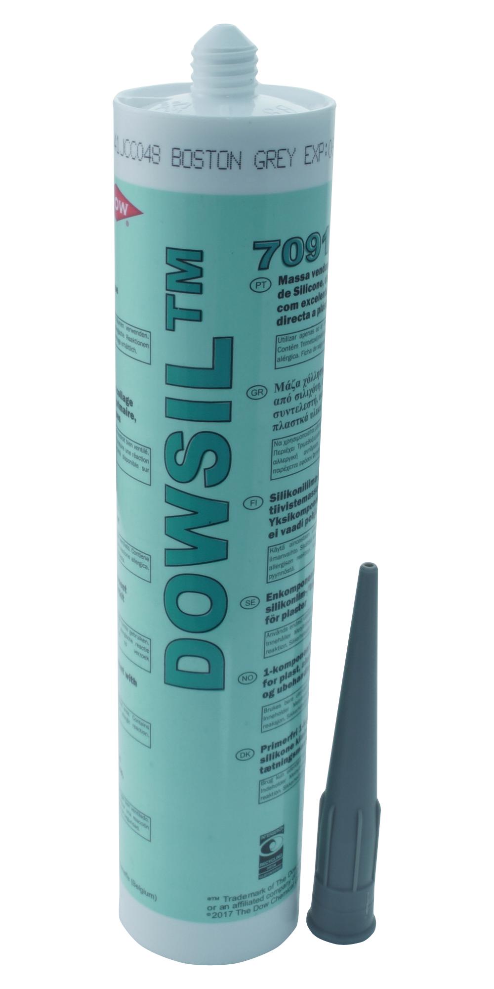7093 BOSTON GREY, 310ML SILICONE SEALANT, CARTRIDGE, GRY DOW