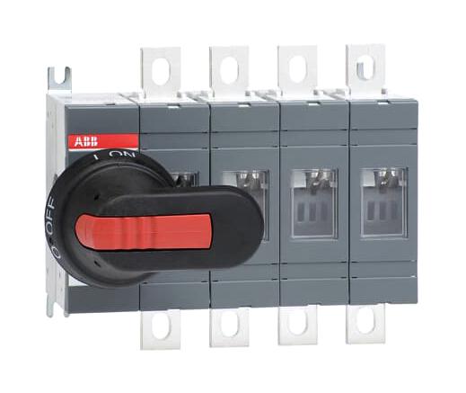 OT160EV04P LOAD BREAK SWITCH, 4 POLE, 160A, 415V ABB