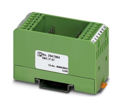 EMG 37-B7 ELECTRONIC HOUSING, 14POS, POLYCARBONATE PHOENIX CONTACT