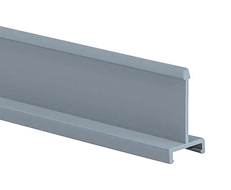 D3H6 SOLID DIVIDER WALL, GREY, 1.8M PANDUIT