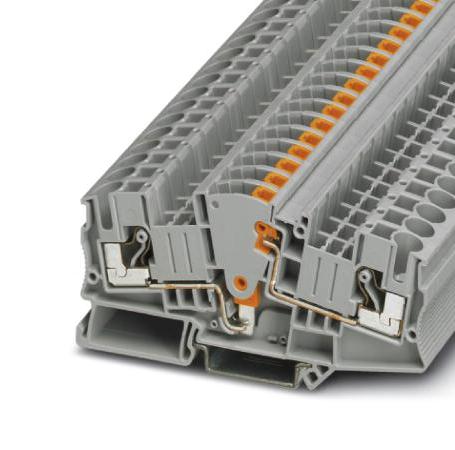 DTME 6 DIN RAIL TB, CLAMP, 2POS, 20-8AWG PHOENIX CONTACT