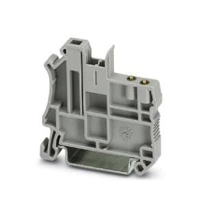 UT 4/ 1P-F SCREW FLANGE, 1LEVEL, GREY, NYLON PHOENIX CONTACT